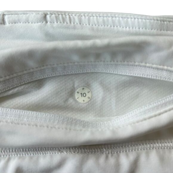Lululemon Women’s 10 Circuit Breaker Skirt Skort White Athletic Tennis Golf - Picture 13 of 15
